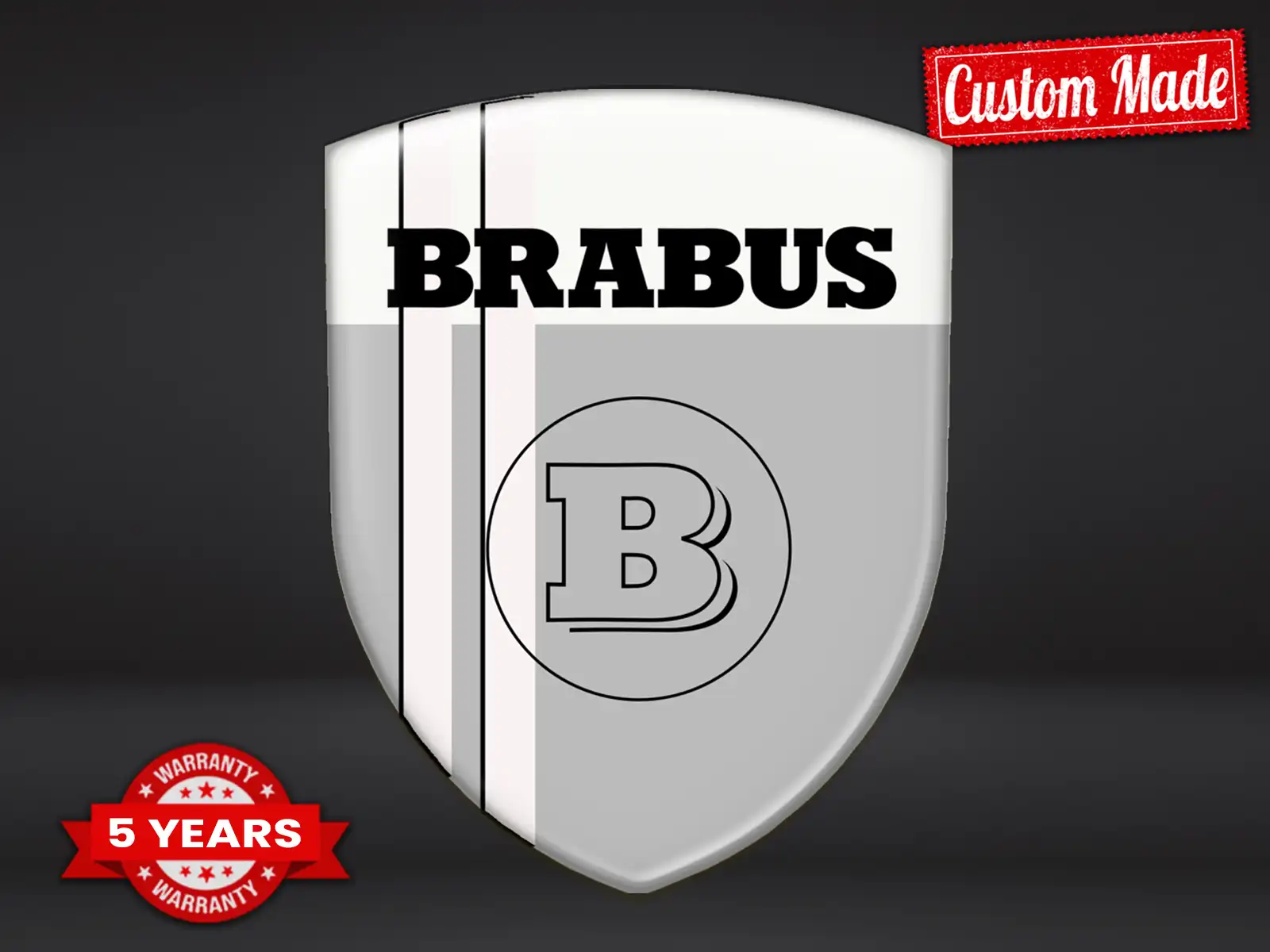 Brabus Autocollants Vinyle Résistants Pro Qualité Auto